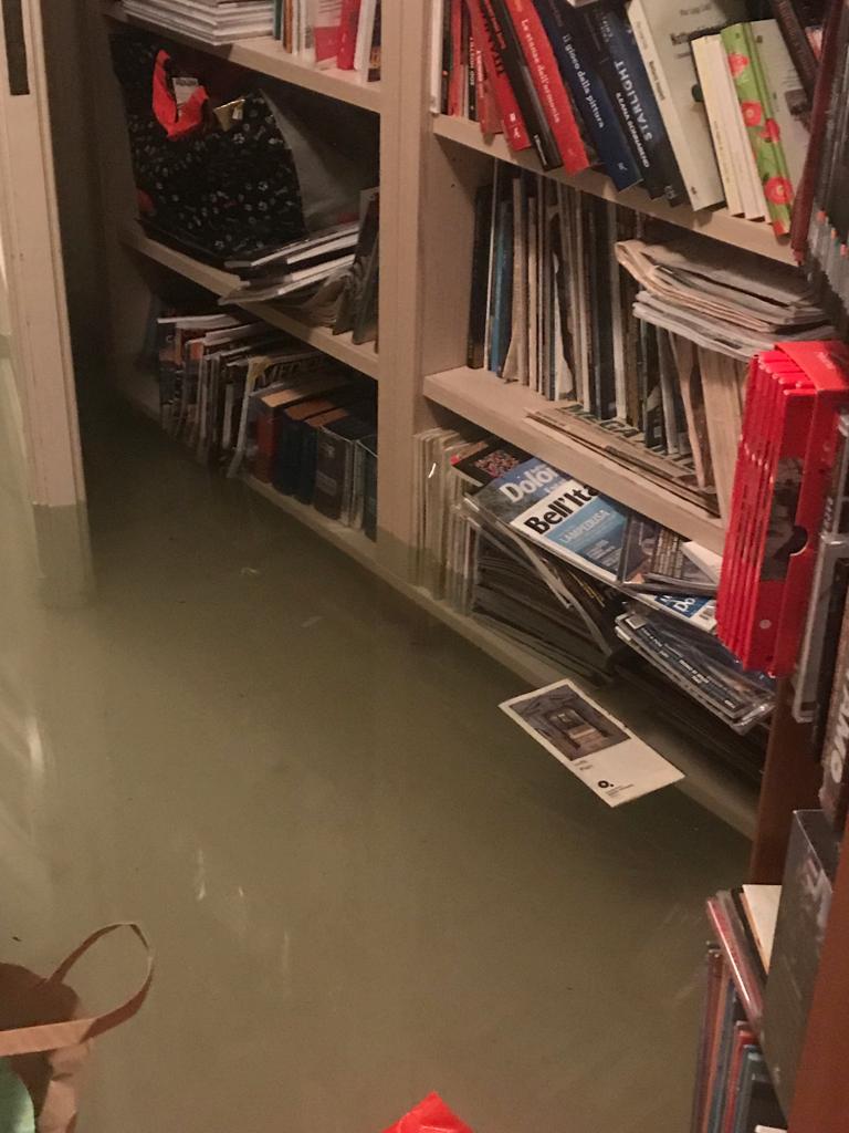 Studiolo di Palazzo Cini a San Vio con oltre 180 cm d'acqua