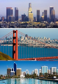 Los Angeles - San Francisco - Abu Dhabi